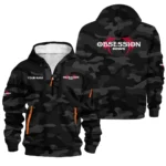 Obsession Bows Exclusive Logo Hoodie Half Zipper QTAR111125VA1OBS