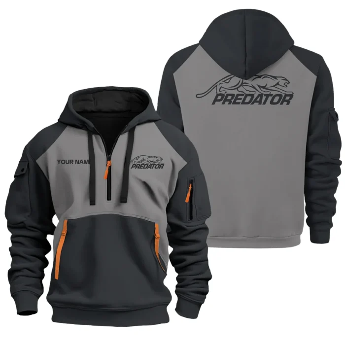 Predator Cues All Over PrintsHoodie Half Zipper QTBL111125VA1PRC