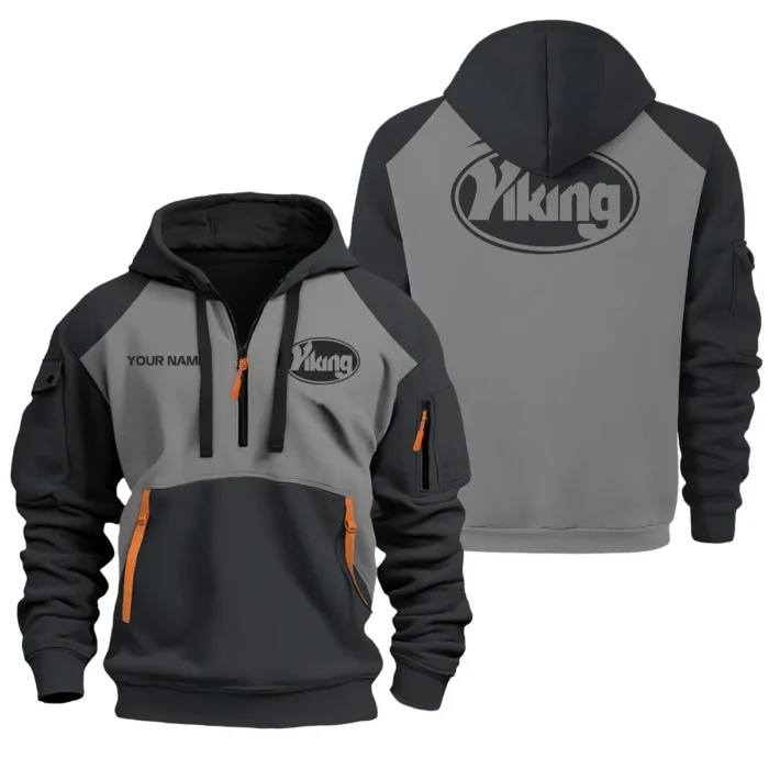 Viking Cues All Over PrintsHoodie Half Zipper QTBL111125VA1VKG