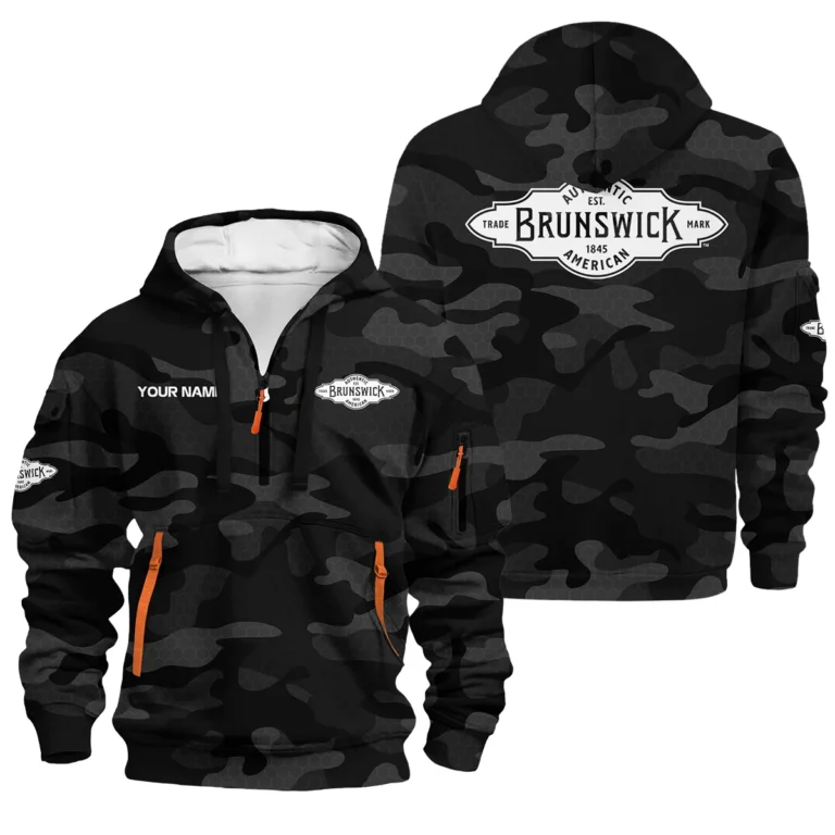 Brunswick Billiards All Over PrintsHoodie Half Zipper QTBLA051125A1BRW