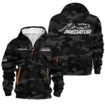 Predator Cues All Over PrintsHoodie Half Zipper QTBLA051125A1PRC