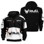 Bull Carbon All Over PrintsHoodie Half Zipper QTBLA051125A2BLC