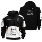 Joss Cues All Over PrintsHoodie Half Zipper QTBLA051125A2JOS