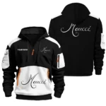 Meucci All Over PrintsHoodie Half Zipper QTBLA051125A2MEC