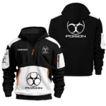 Poison Cues All Over PrintsHoodie Half Zipper QTBLA051125A2PSN