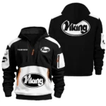 Viking Cues All Over PrintsHoodie Half Zipper QTBLA051125A2VKG