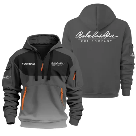 Balabushka All Over PrintsHoodie Half Zipper QTBLA081125A1BLB