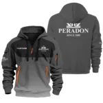 Peradon All Over PrintsHoodie Half Zipper QTBLA081125A1PRD