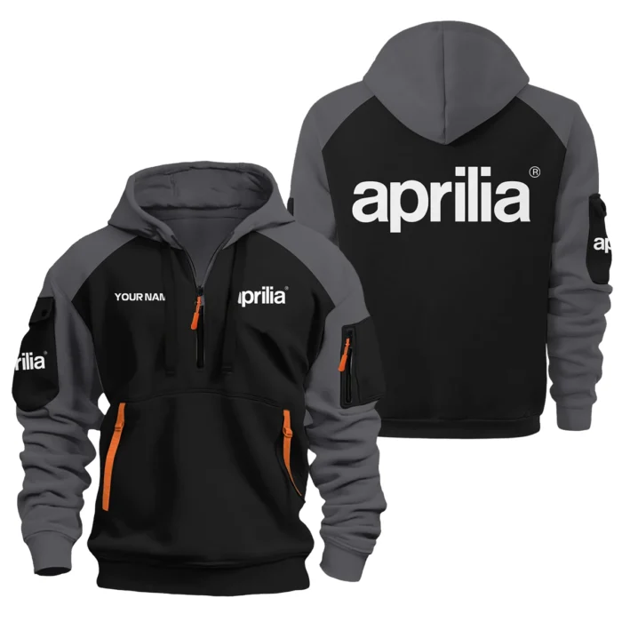 Aprilia Hoodie Half Zipper Designed for True Fans QTVAMC121225A01AM