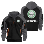 Benelli Motorcycles Hoodie Half Zipper Designed for True Fans QTVAMC121225A01BEN