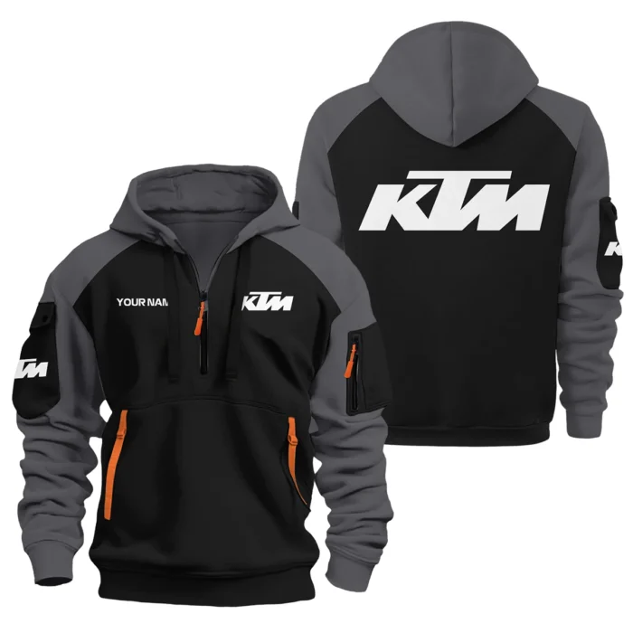 KTM Hoodie Half Zipper Designed for True Fans QTVAMC121225A01KTM