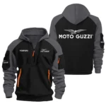 Moto Guzzi Hoodie Half Zipper Designed for True Fans QTVAMC121225A01MGU