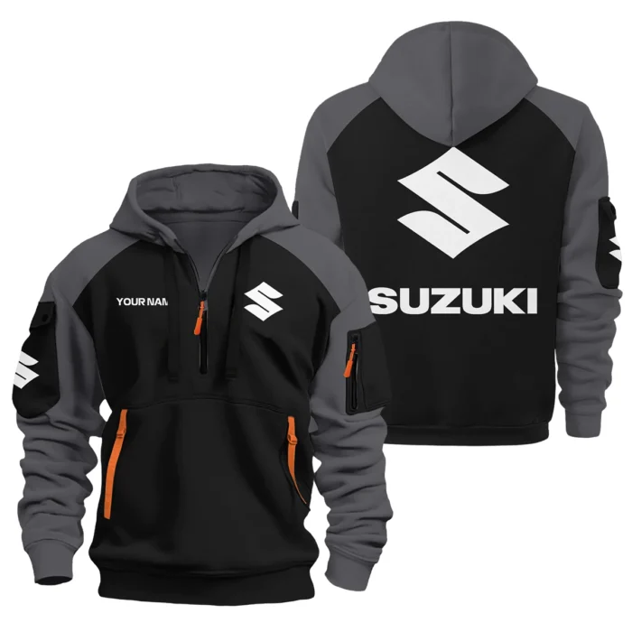 Suzuki Hoodie Half Zipper Designed for True Fans QTVAMC121225A01SUZ