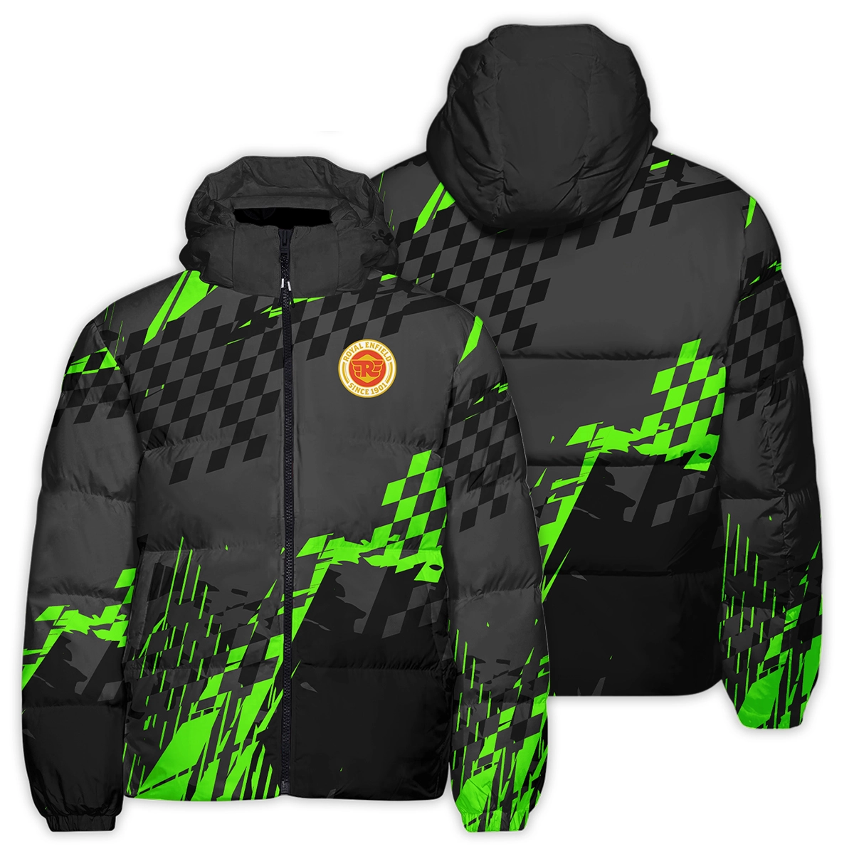 Royal Enfield Motorcycles Exclusive Logo Down & Puffer Jackets HOMO190725A01ROY-DJ - Image 3