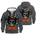 Harley-Davidson Motorcycle Hoodie Half Zip Quilted Waffle Gift Fan Love QTHD261225AHD1-HDFQW
