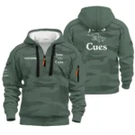 Joss Cues Hoodie Half Zip Quilted Waffle All Over Print For True Fans QTBL171225A1JOS