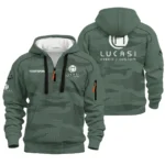 Lucasi Hoodie Half Zip Quilted Waffle All Over Print For True Fans QTBL171225A1LUC