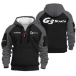 G3 Boats Hoodie Half Zip Quilted Waffle All Over Print For True Fans QTFS221225ST4A1G3