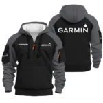 Garmin Hoodie Half Zip Quilted Waffle All Over Print For True Fans QTFS221225ST4A1GA