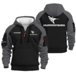 Humminbird Hoodie Half Zip Quilted Waffle All Over Print For True Fans QTFS221225ST4A1HUM