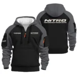 Nitro Boats Hoodie Half Zip Quilted Waffle All Over Print For True Fans QTFS221225ST4A1NIB