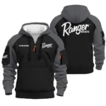Ranger Boats Hoodie Half Zip Quilted Waffle All Over Print For True Fans QTFS221225ST4A1RB