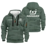 GasGas Hoodie Half Zip Quilted Waffle All Over Print For True Fans QTVAMC121225A02GAS