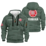 Yamaha Hoodie Half Zip Quilted Waffle All Over Print For True Fans QTVAMC121225A02YAM