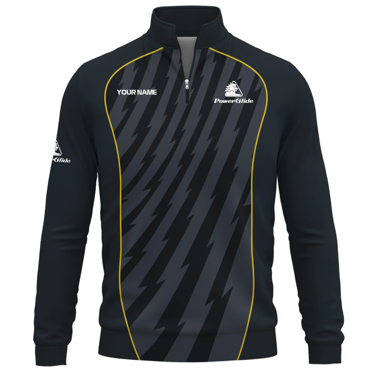 PowerGlide All Over Prints- Personalized Quarter Zip Sweatshirt QTBLA011125A1PWG-QTZ - Image 2