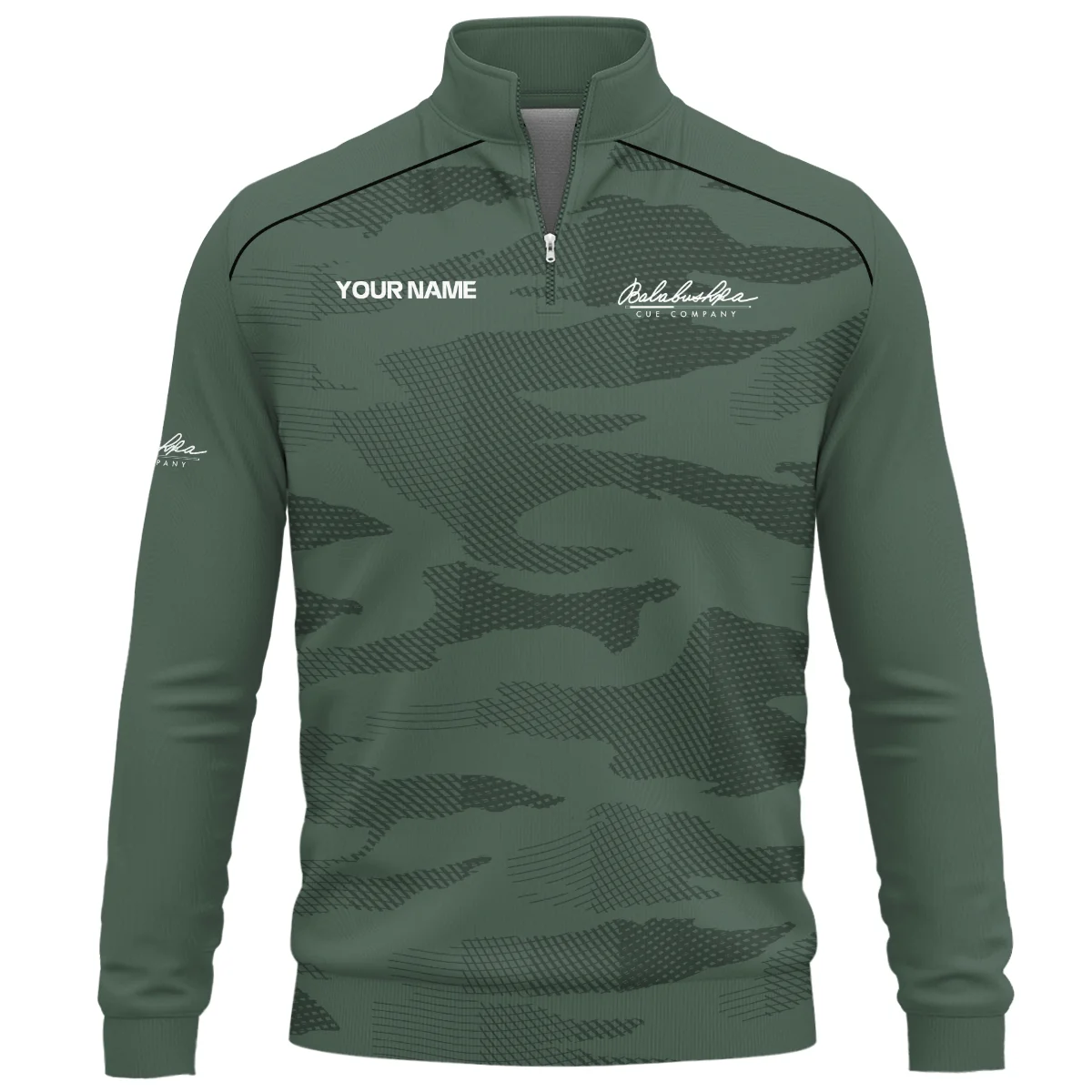 Balabushka All Over Prints- Personalized Quarter Zip Sweatshirt QTBLA041125A1BLB-QTZ - Image 2