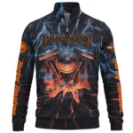 Harley-Davidson Motorcycle Inspired Fan Logo Quarter-Zip Sweatshirt QTHD020725A1-QTZ