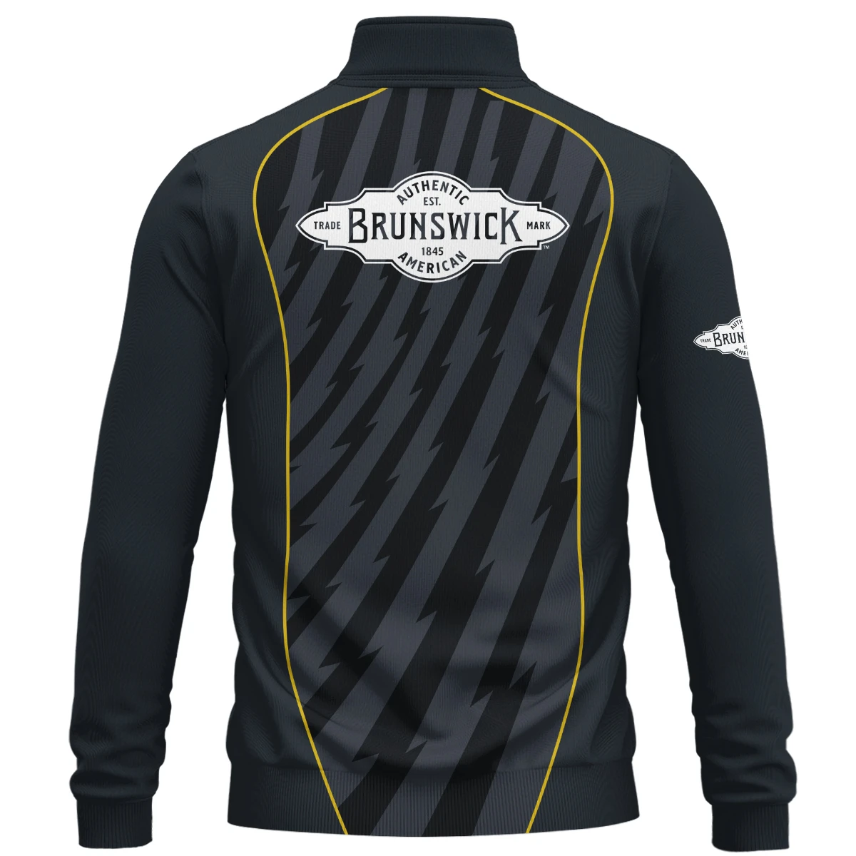 Brunswick Billiards All Over Prints- Personalized Quarter Zip Sweatshirt QTBLA011125A1BRW-QTZ - Image 3