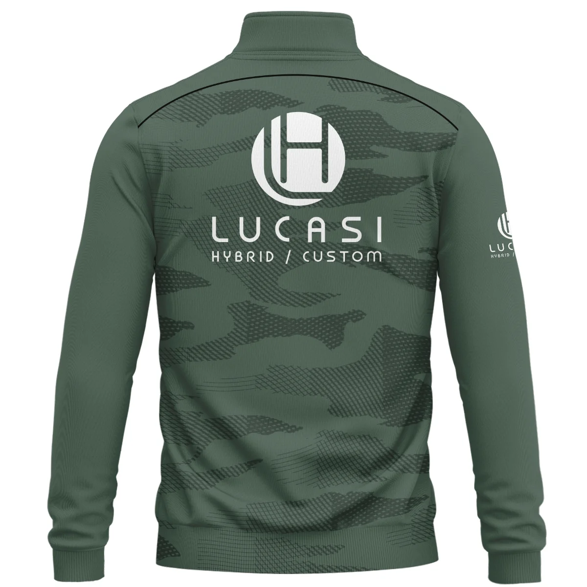 Lucasi All Over Prints- Personalized Quarter Zip Sweatshirt QTBLA041125A1LUC-QTZ - Image 3