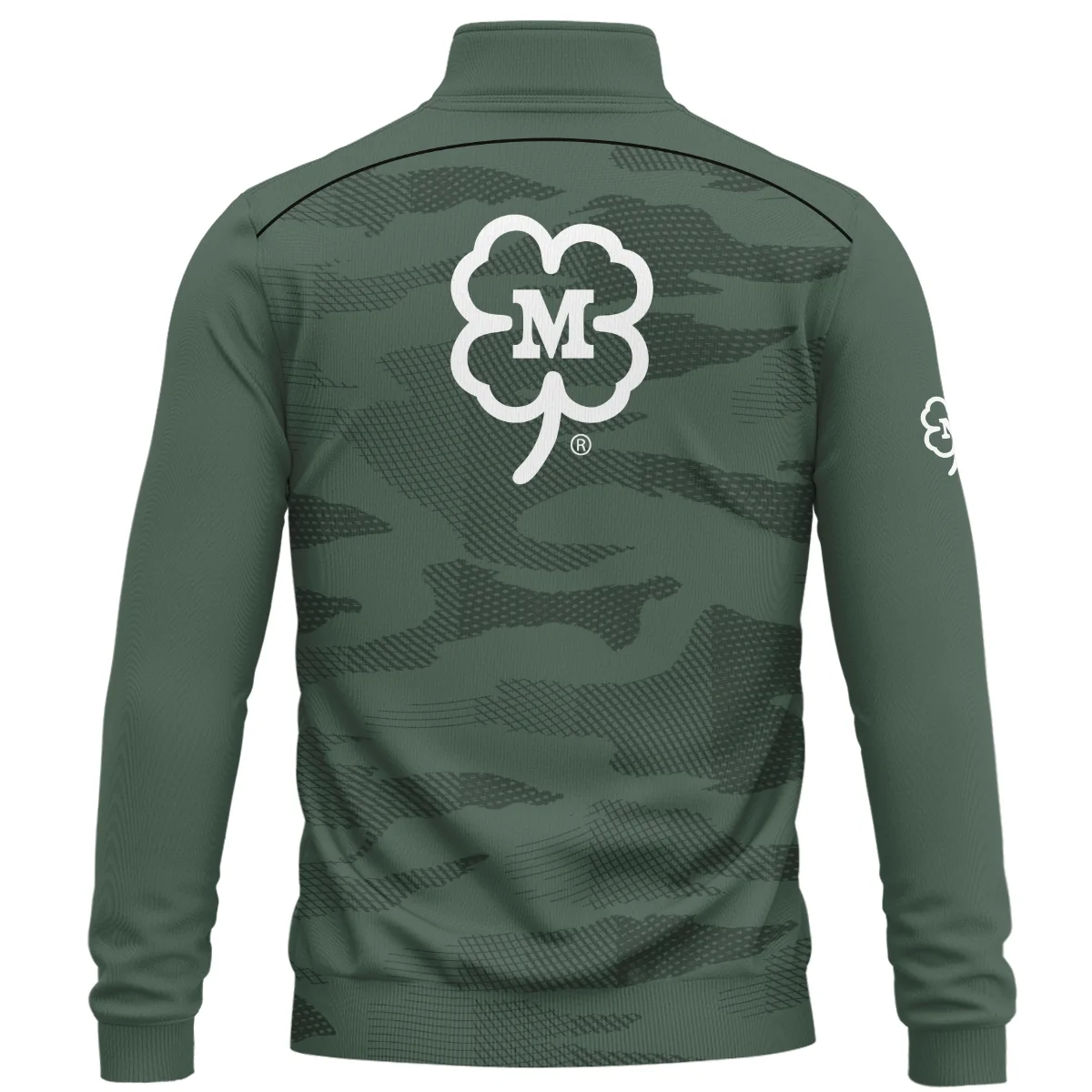 McDermott All Over Prints- Personalized Quarter Zip Sweatshirt QTBLA041125A1MCD-QTZ - Image 3