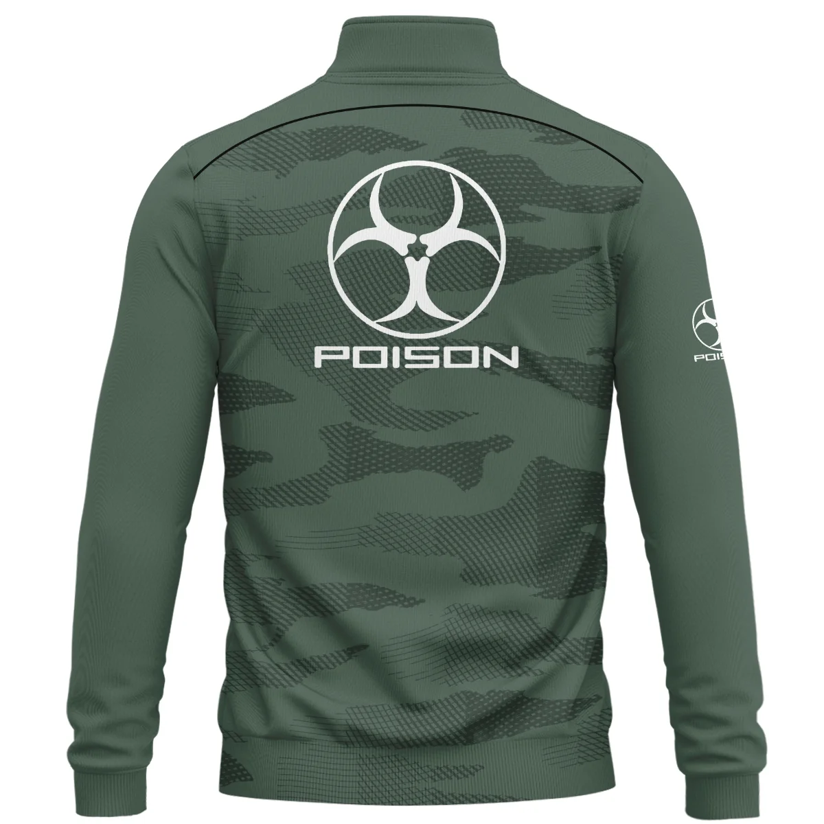 Poison Cues All Over Prints- Personalized Quarter Zip Sweatshirt QTBLA041125A1PSN-QTZ - Image 3