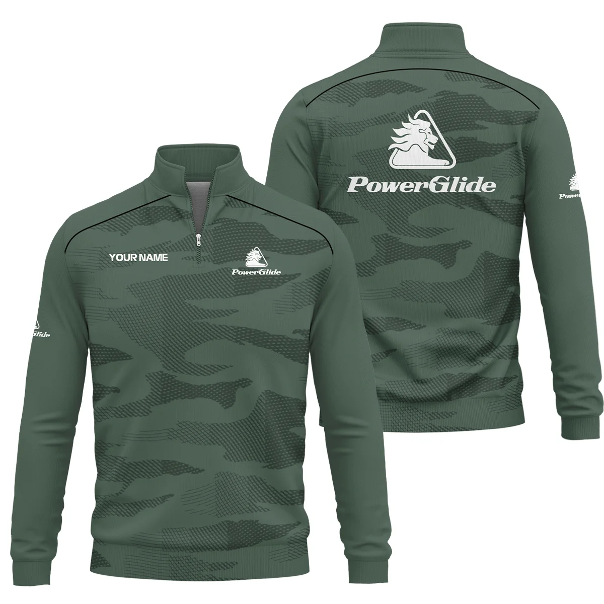 PowerGlide All Over Prints- Personalized Quarter Zip Sweatshirt QTBLA041125A1PWG-QTZ