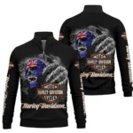 Harley-Davidson Motorcycle Flag of Australia Inspired Fan Logo Quarter-Zip Sweatshirt QTHD250725BB3-QTZ