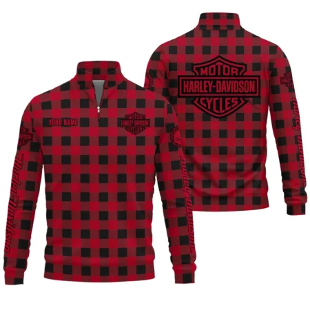 Harley-Davidson Motorcycle Quarter Zip Sweatshirt Gift Fan Love QTHD261225AHD4-QTZ