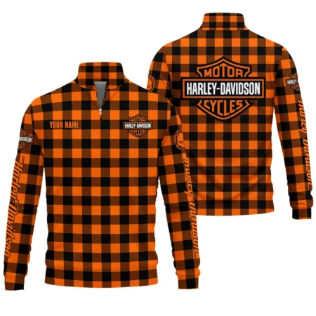 Harley-Davidson Motorcycle Quarter Zip Sweatshirt Gift Fan Love QTHD261225AHD5-QTZ