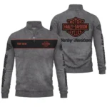 Harley-Davidson Motorcycle Quarter Zip Sweatshirt Gift Fan Love QTHD261225AHD6-QTZ