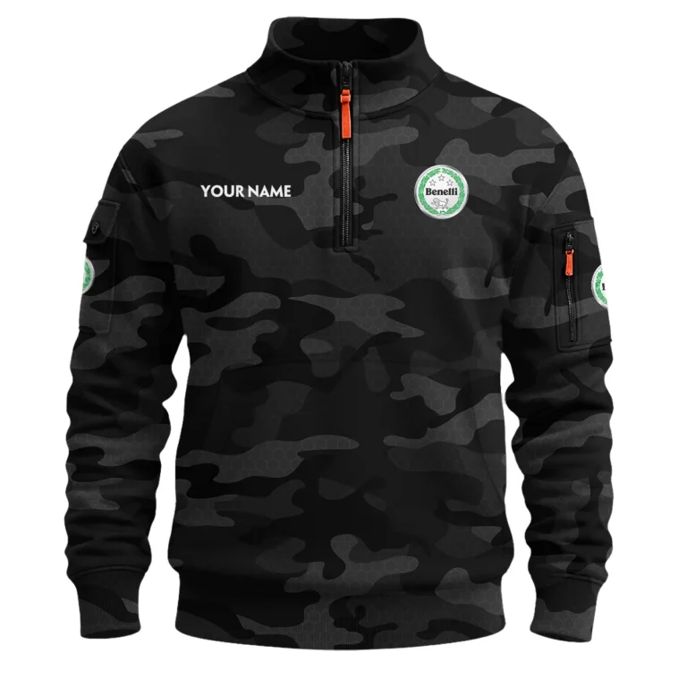 Benelli Motorcycles Inspired Fan Logo Sweatshirt Zipper QTMT121025A1BEN