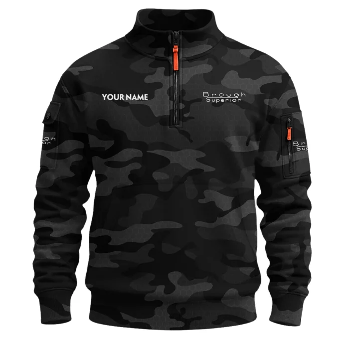 Brough Superior Inspired Fan Logo Sweatshirt Zipper QTMT121025A1BRO