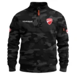 Ducati Inspired Fan Logo Sweatshirt Zipper QTMT121025A1DUC