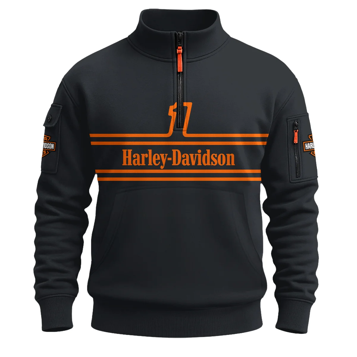 Harley Davidson Motorcycle Limited Edition Sweatshirt Zipper QTHD250725BB1-SHZ - Image 2