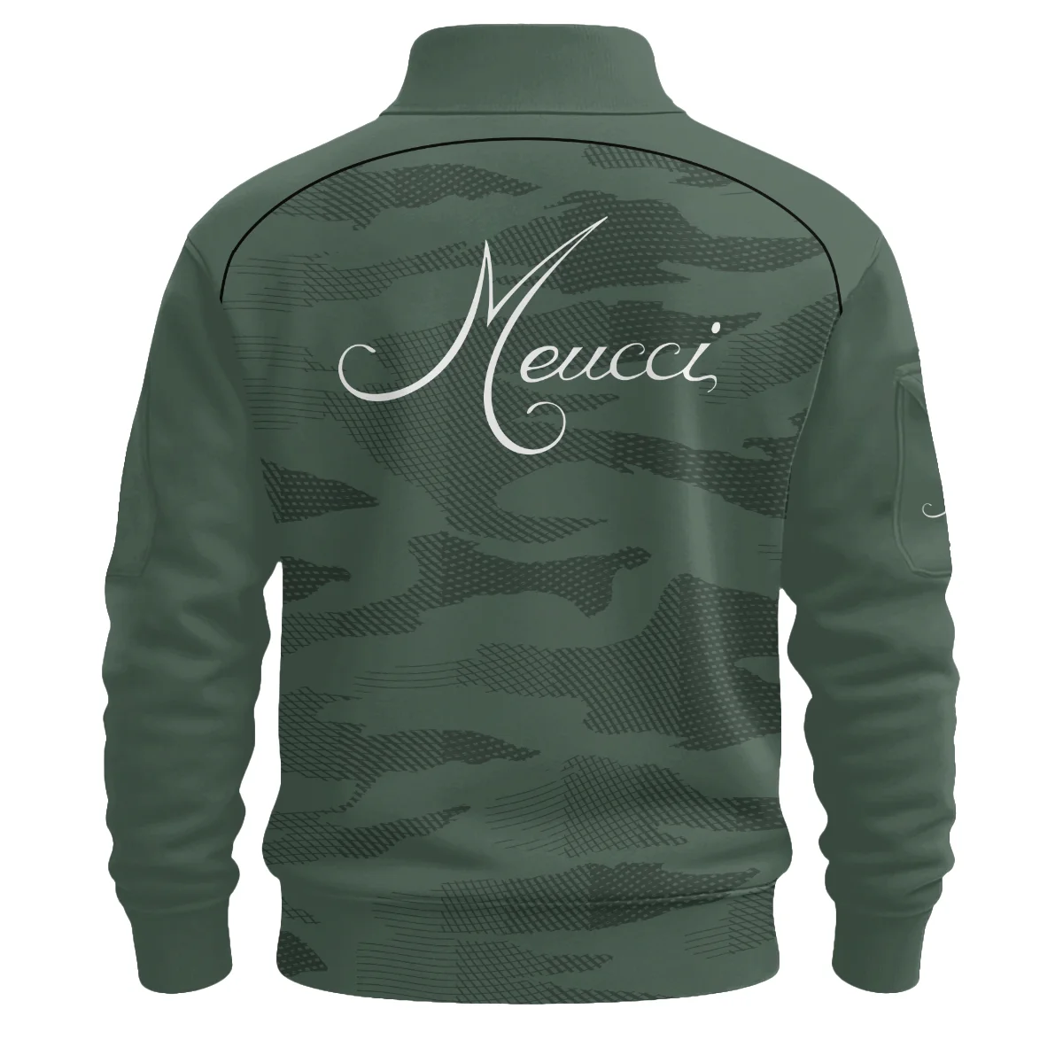 Meucci All Over Prints- Personalized Sweatshirt Zipper QTBLA041125A1MEC-SHZ - Image 3