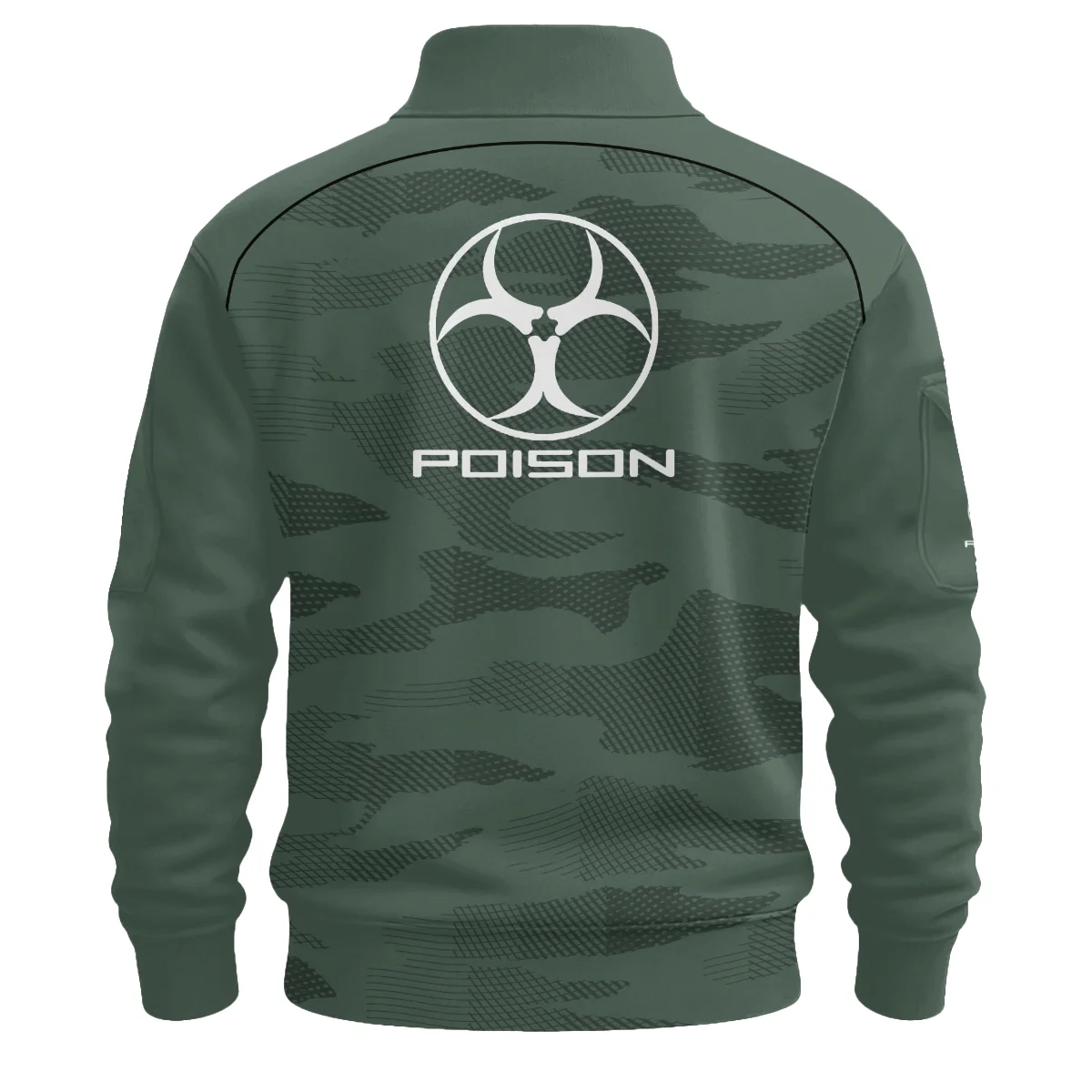 Poison Cues All Over Prints- Personalized Sweatshirt Zipper QTBLA041125A1PSN-SHZ - Image 3