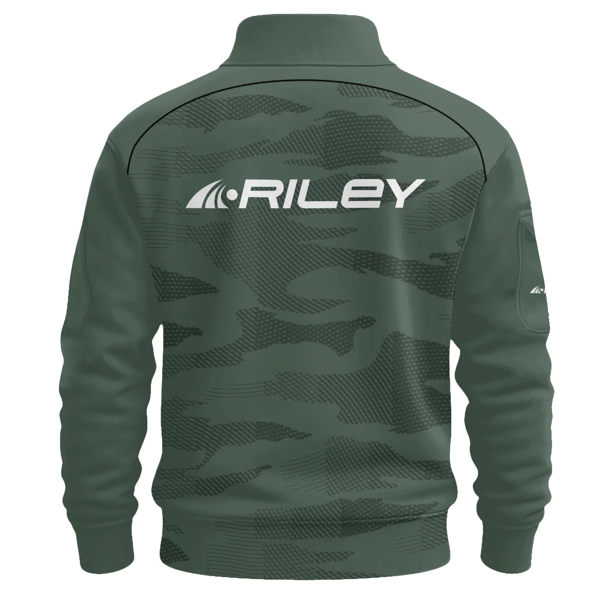Riley Cues All Over Prints- Personalized Sweatshirt Zipper QTBLA041125A1RLY-SHZ - Image 3