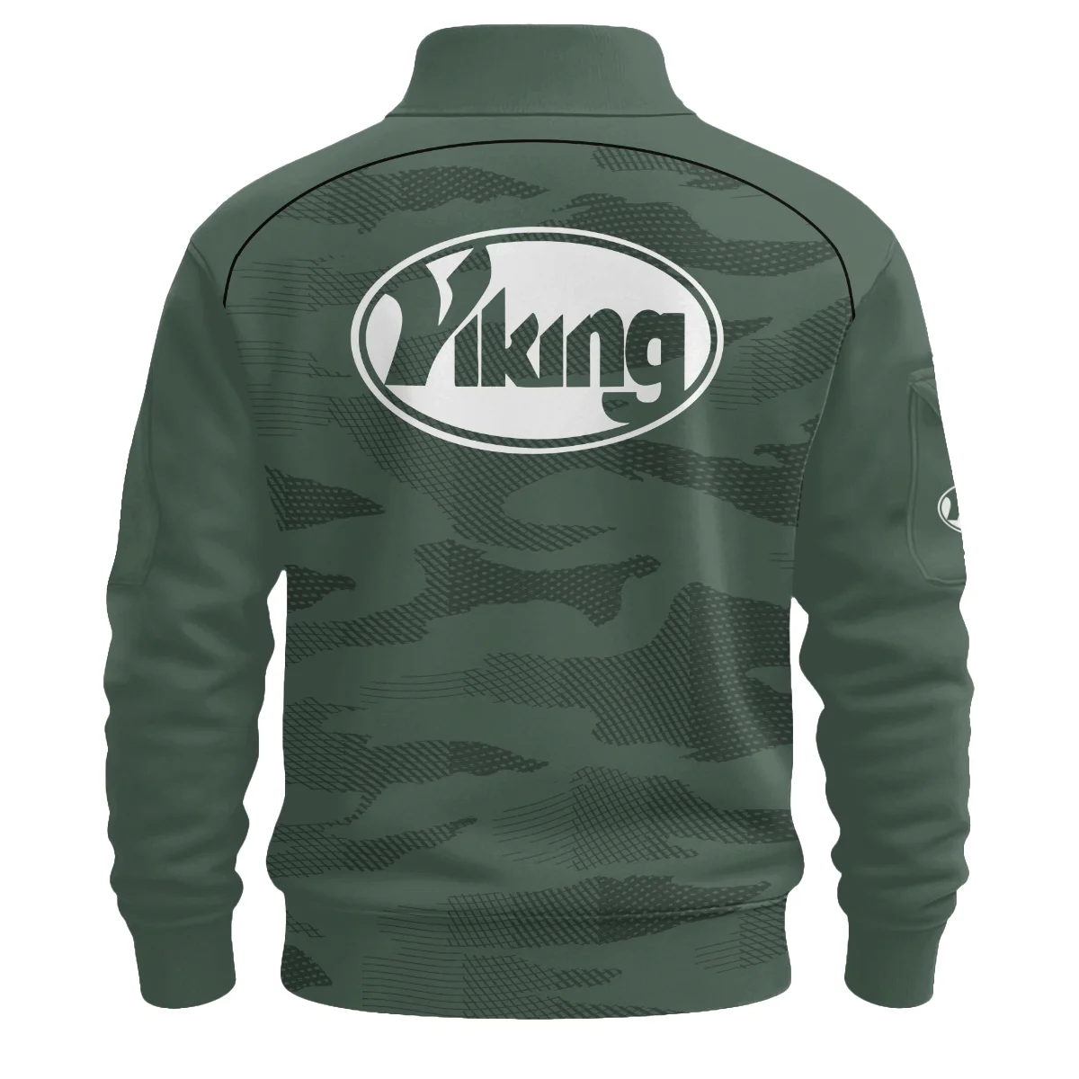 Viking Cues All Over Prints- Personalized Sweatshirt Zipper QTBLA041125A1VKG-SHZ - Image 3