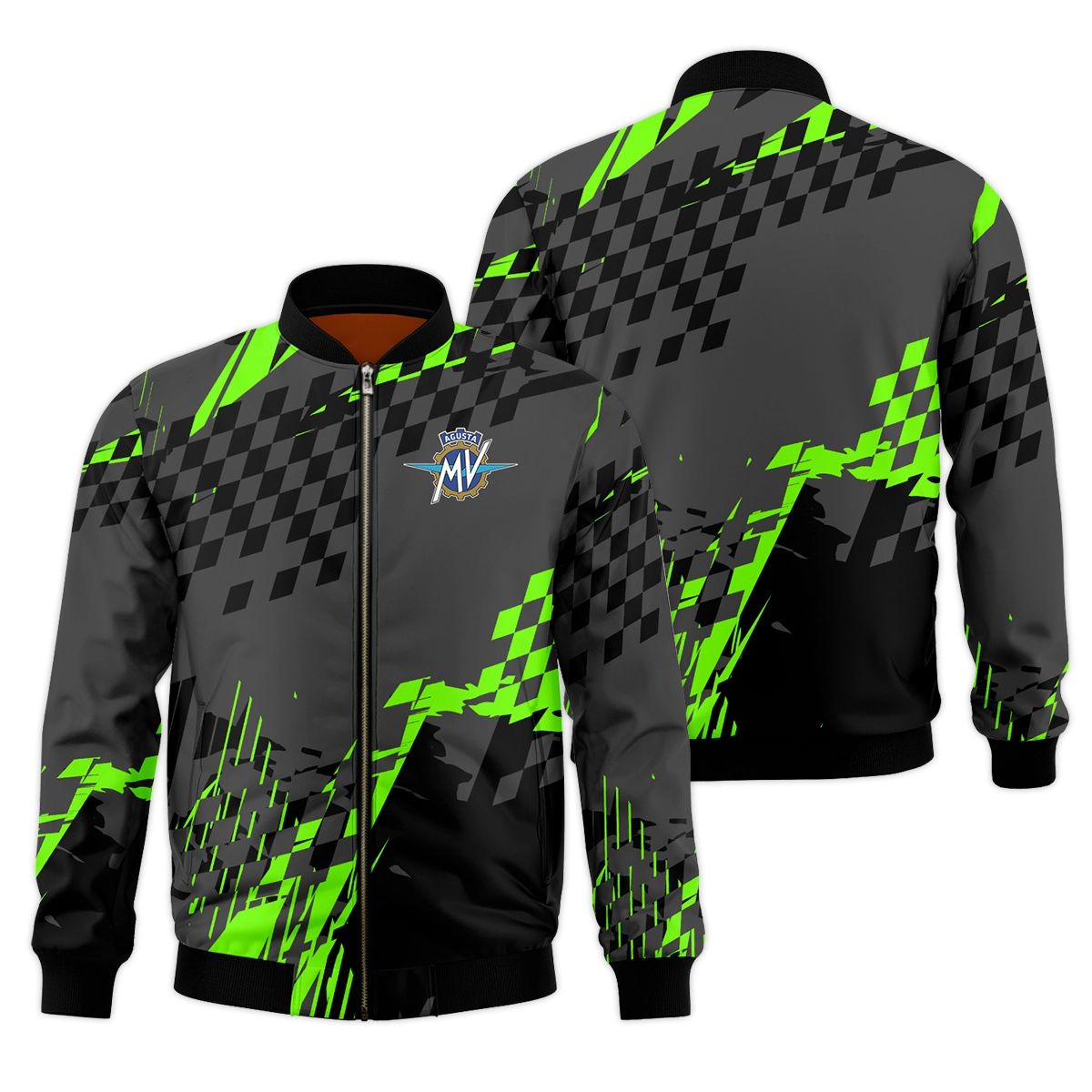 MV Agusta Motorcycles Exclusive Logo Bomber Jacket HOMO190725A01MVA-BB - Image 3