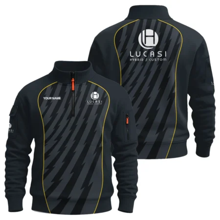 Lucasi All Over Prints- Personalized  Sweatshirt Zipper QTBLA011125A1LUC-SHZ